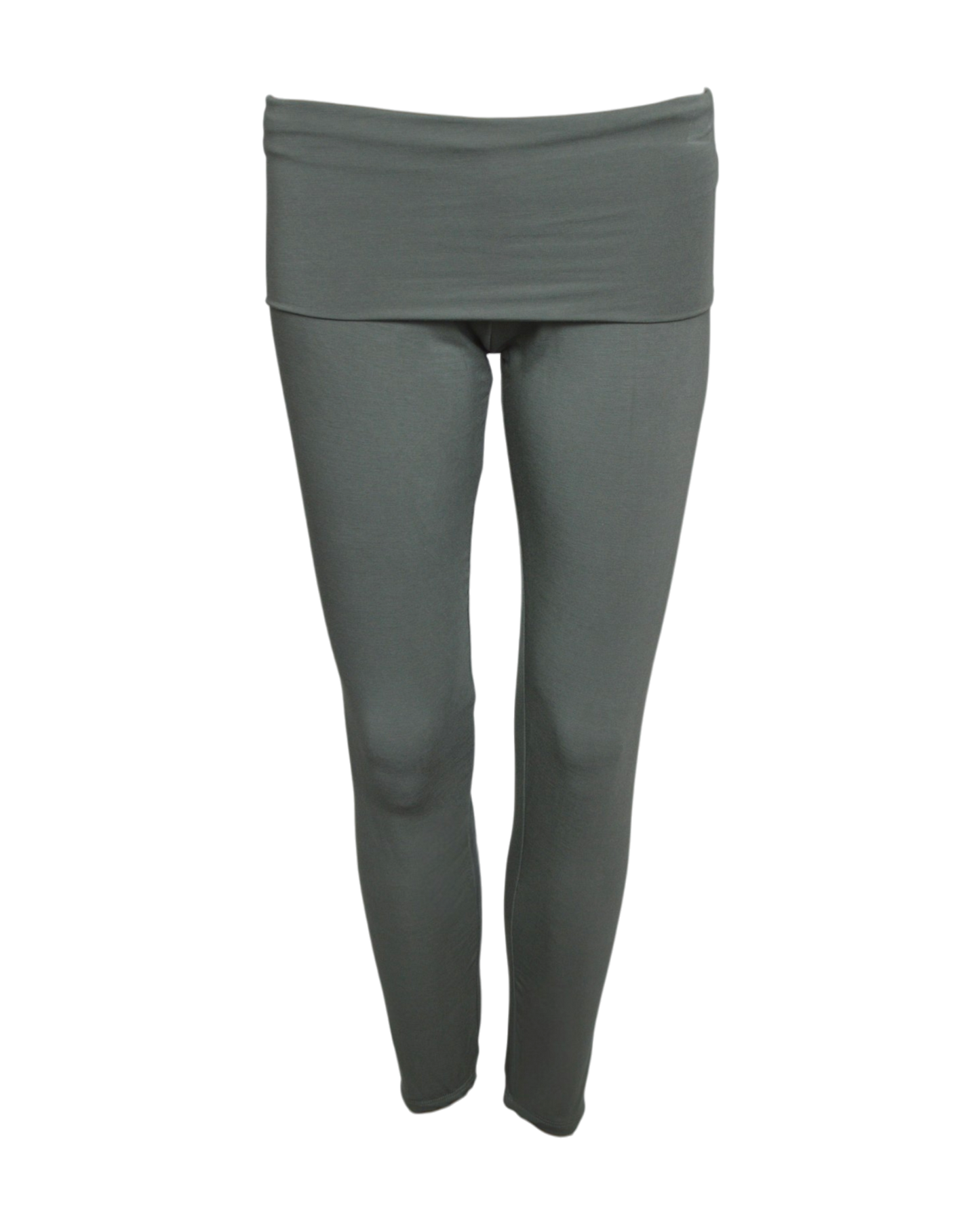 foldover leggings / sage green