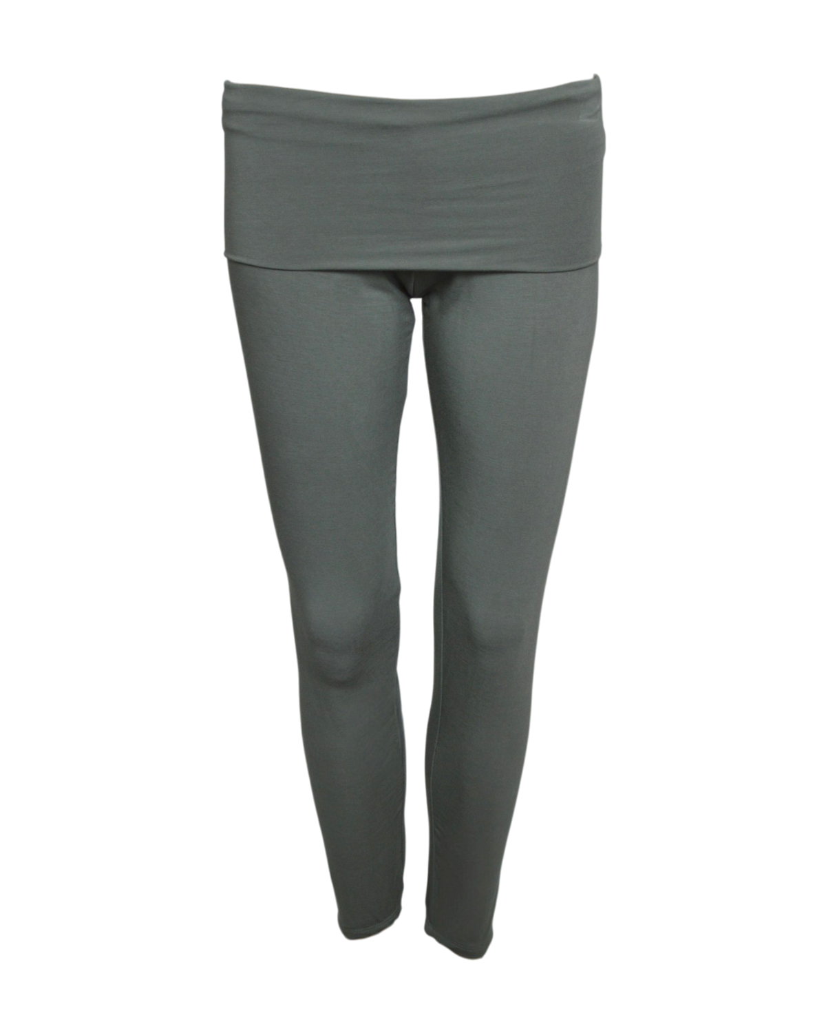 foldover leggings / sage green