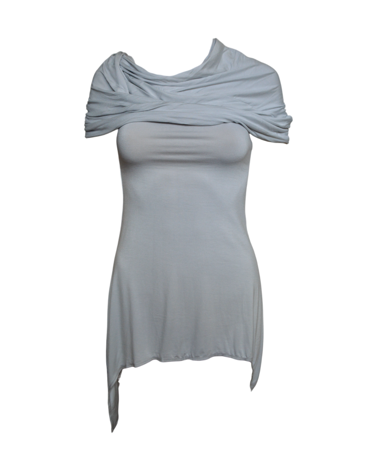 gladiatrix mini dress / silver