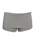 foldover mini shorts / stone