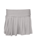 dance pleated mini skirt / stone