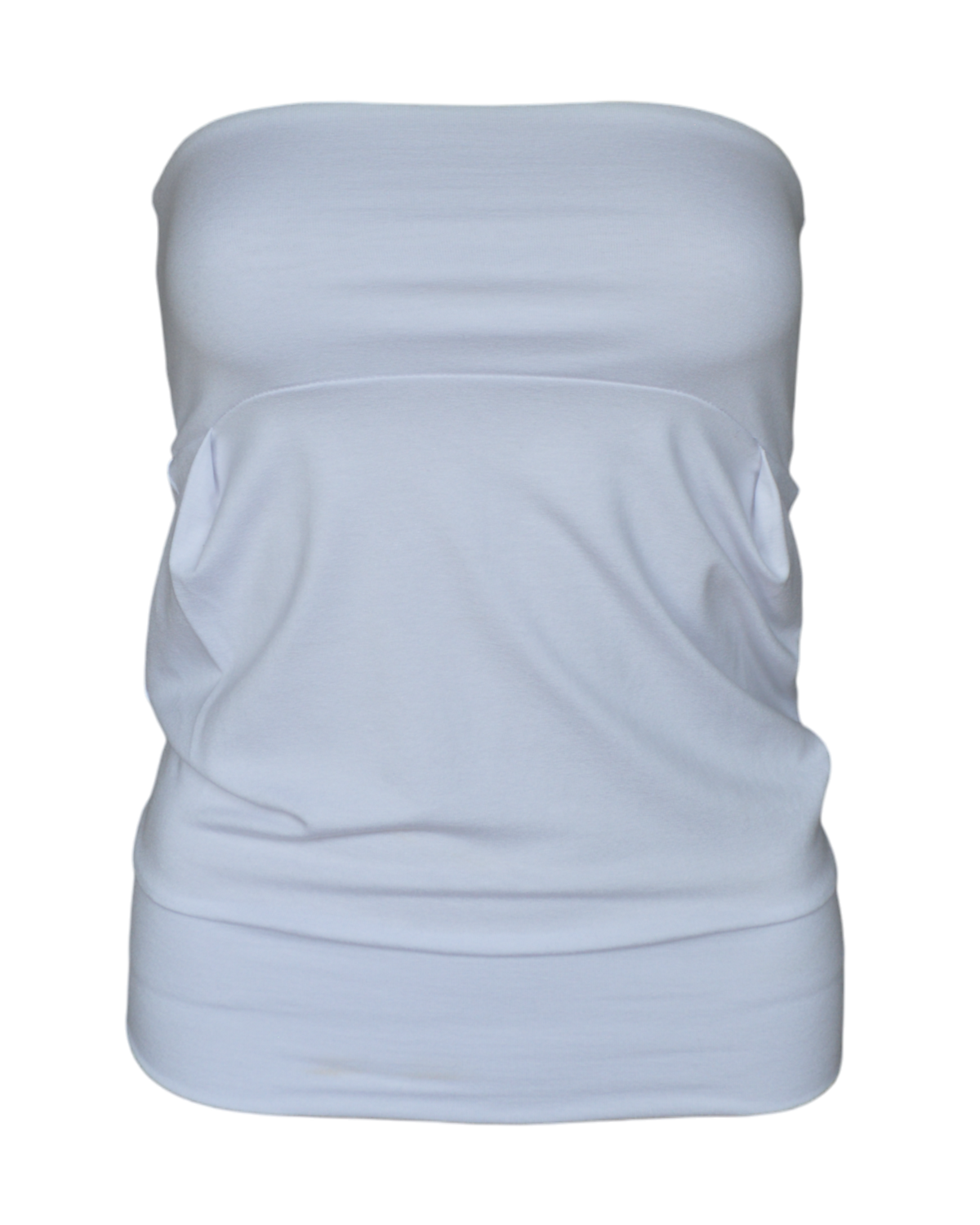 bubble tube top / white