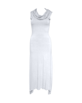 gladiatrix maxi dress / white
