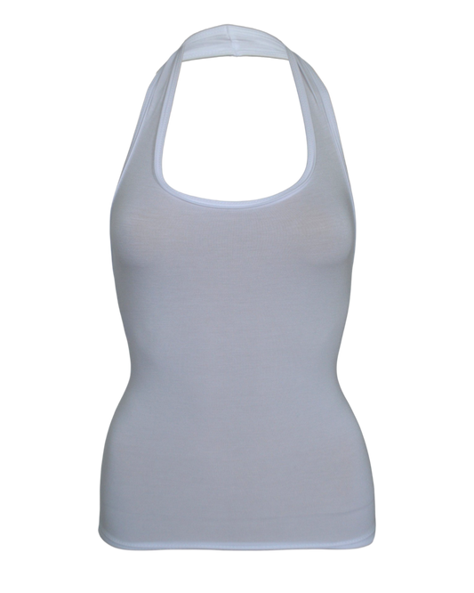 babe halter / white