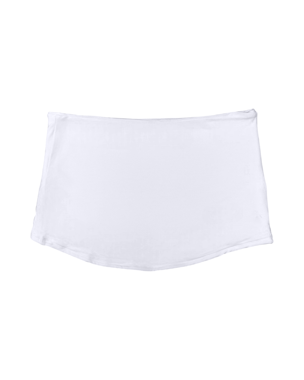 simple mini skirt / white
