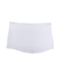 simple mini skirt / white