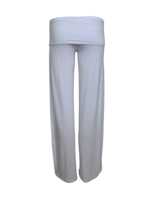 yoga pants / white