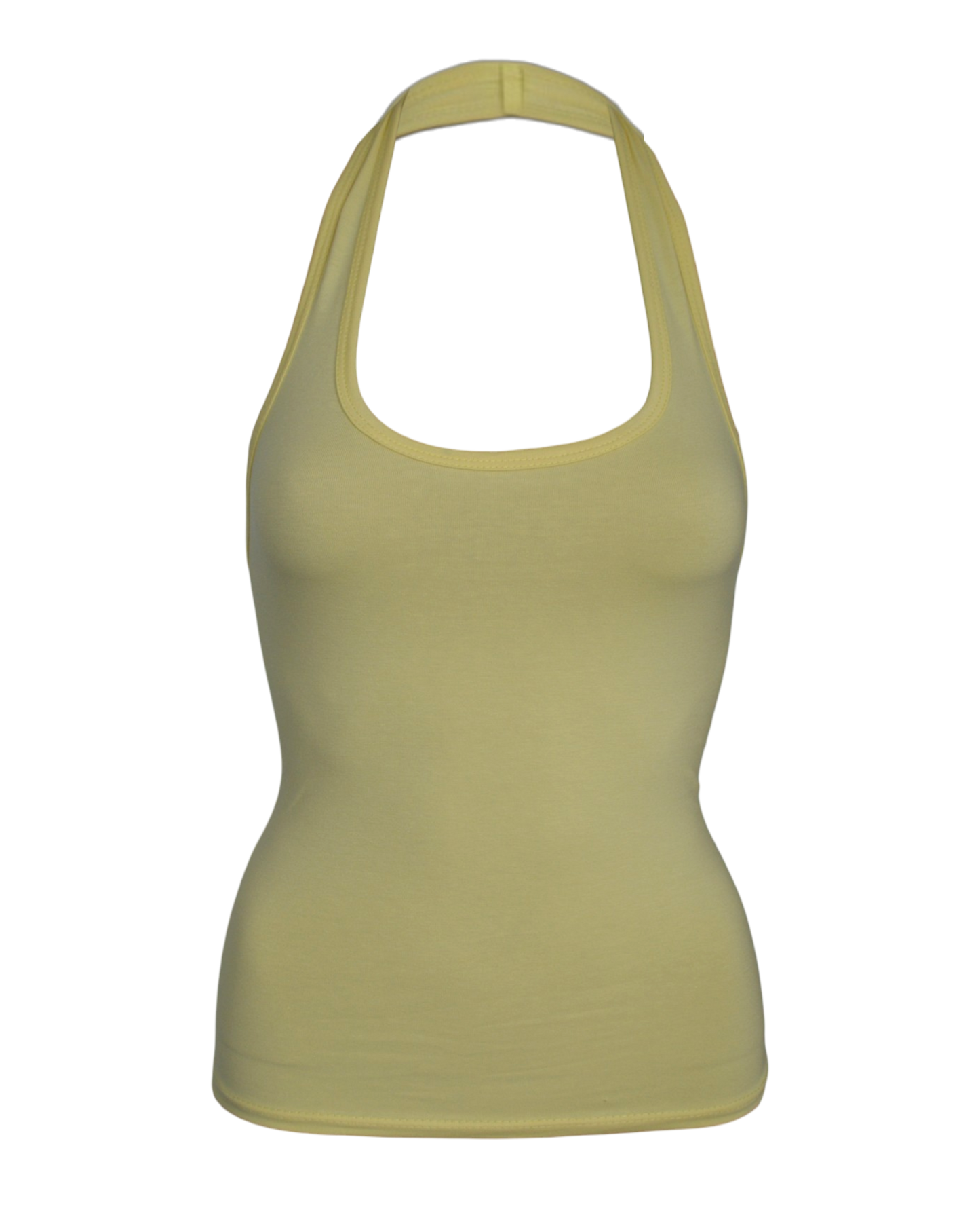 babe halter / yellow