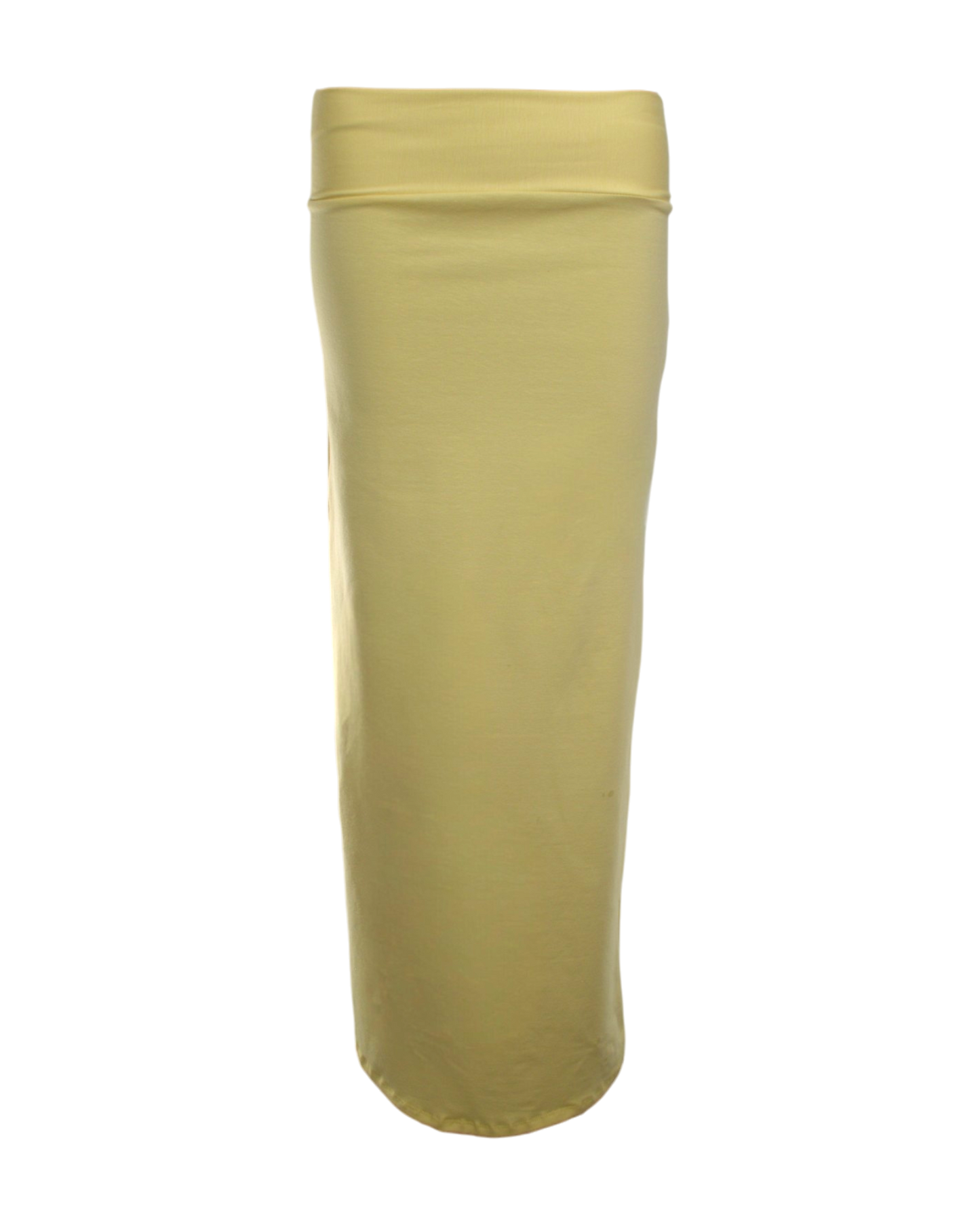 simple maxi skirt / yellow