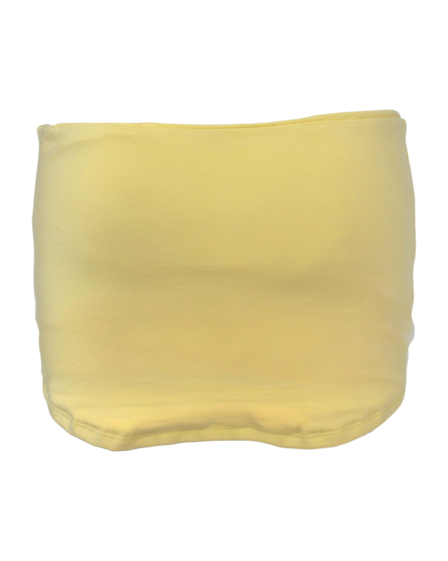 simple mini skirt / yellow