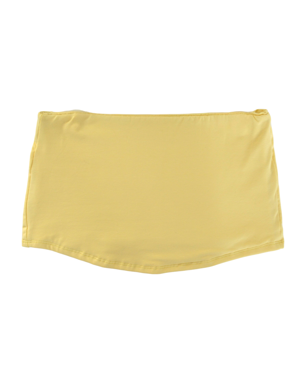 simple mini skirt / yellow