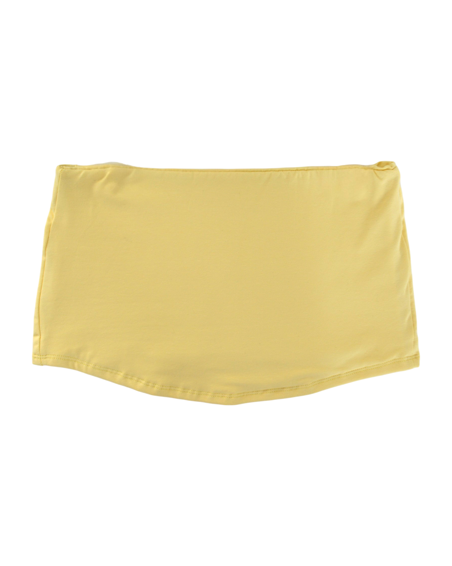 simple mini skirt / yellow