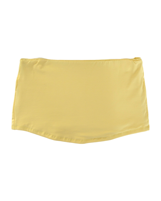 simple mini skirt / yellow