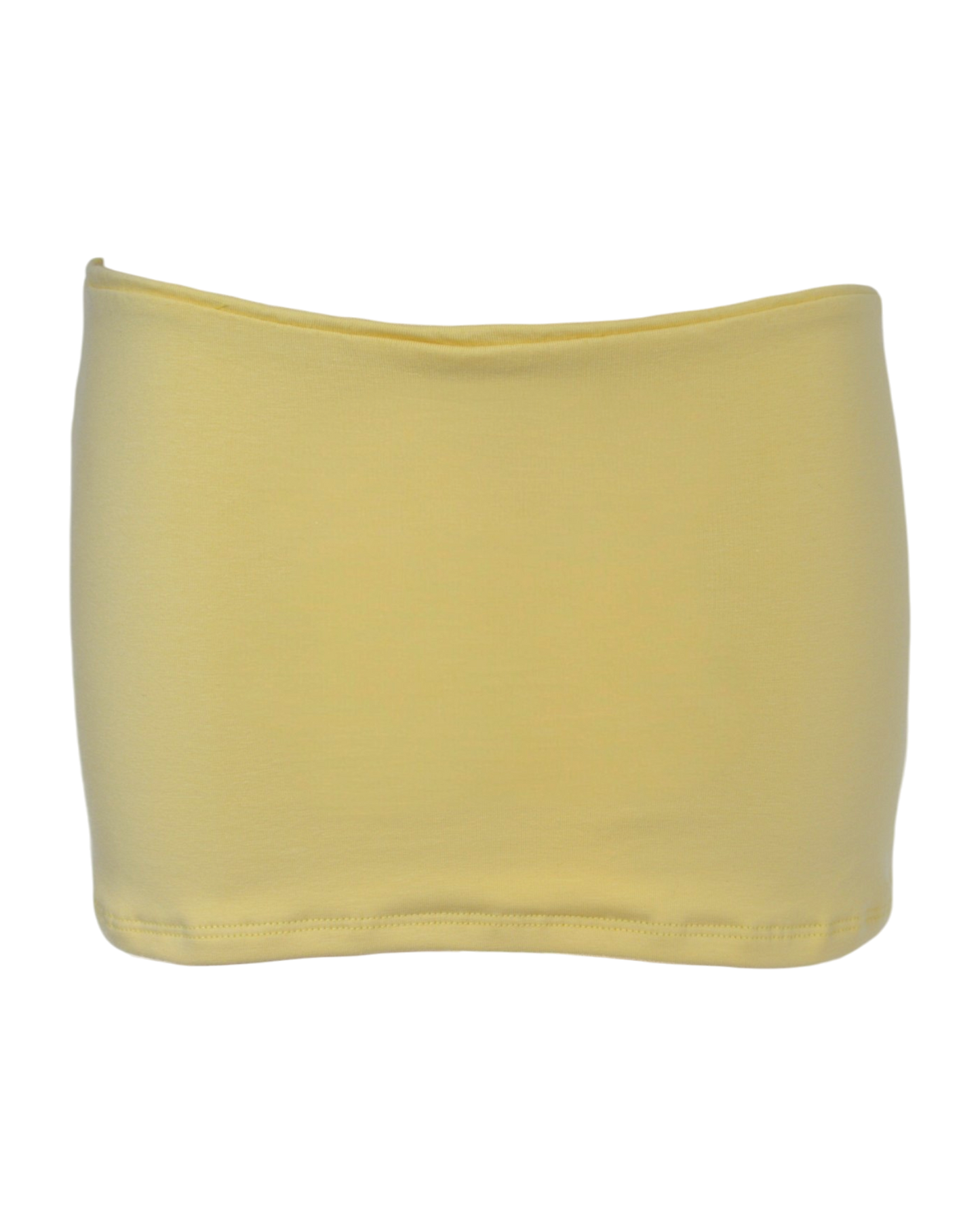 simple mini skirt / yellow