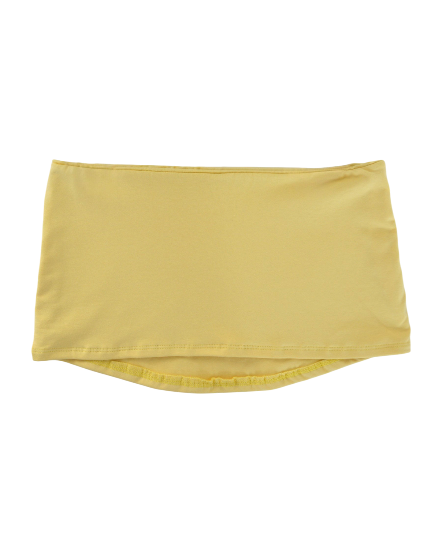 simple mini skirt / yellow