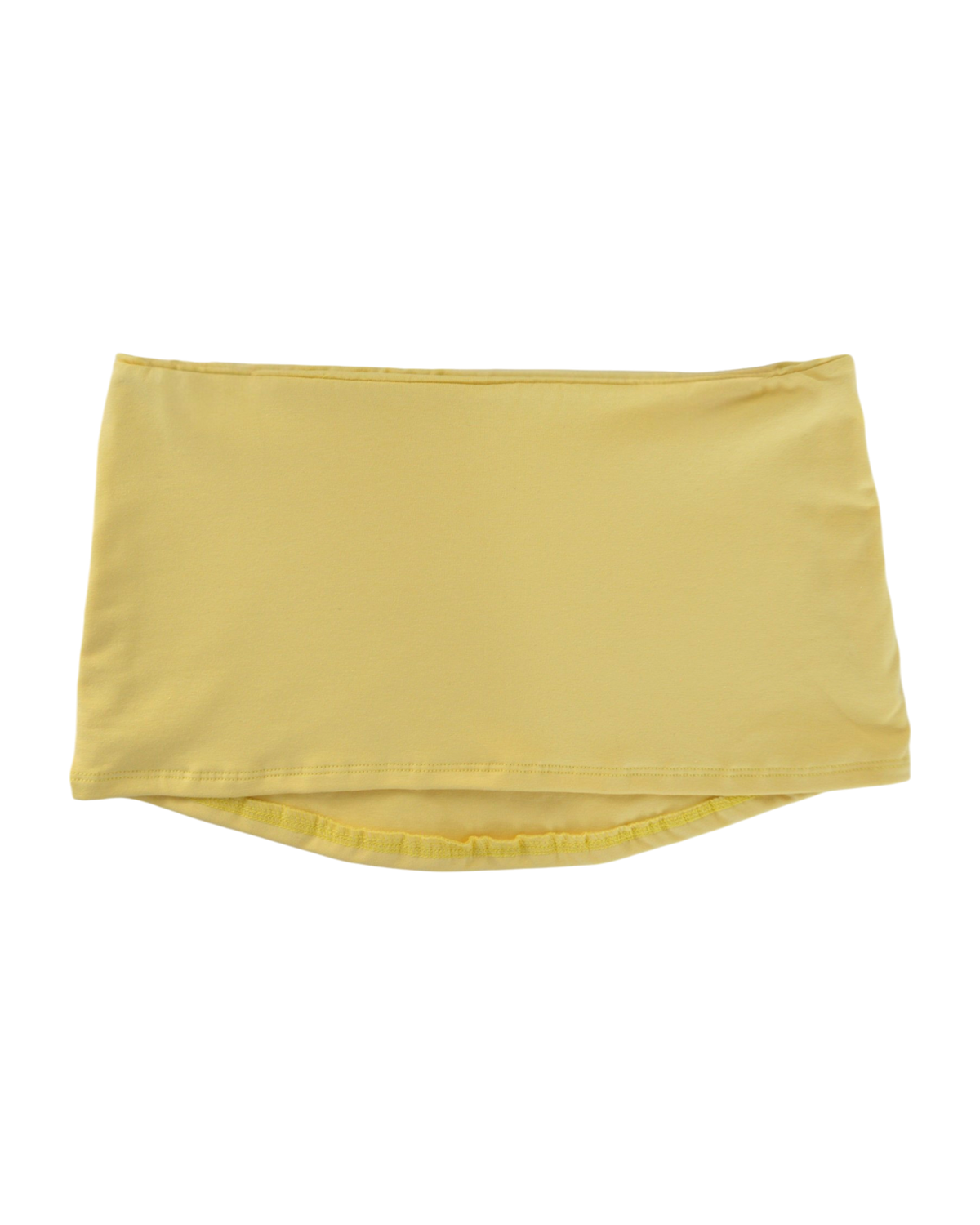 simple mini skirt / yellow