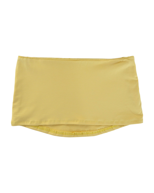 simple mini skirt / yellow