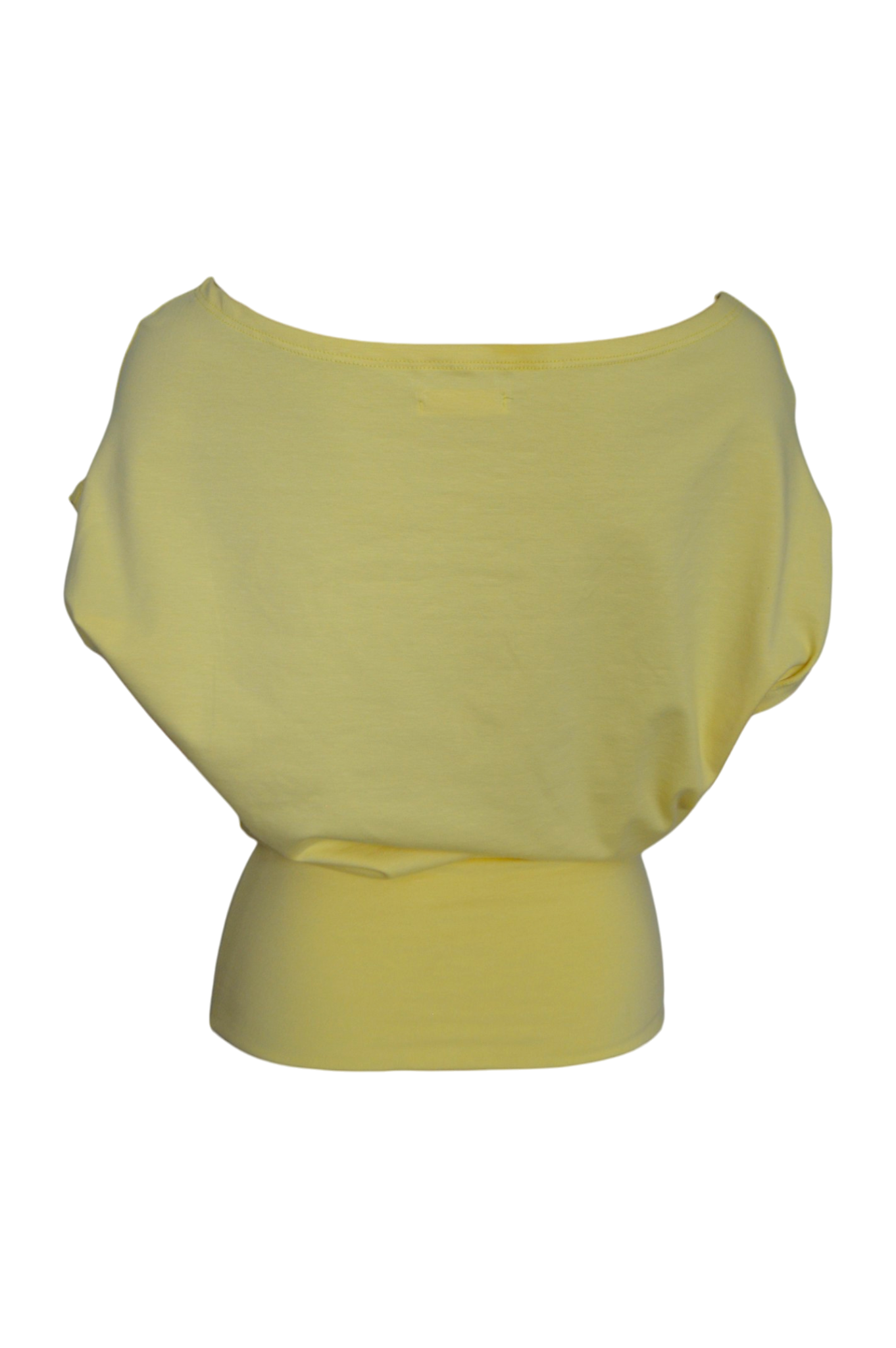 slouchy top / yellow