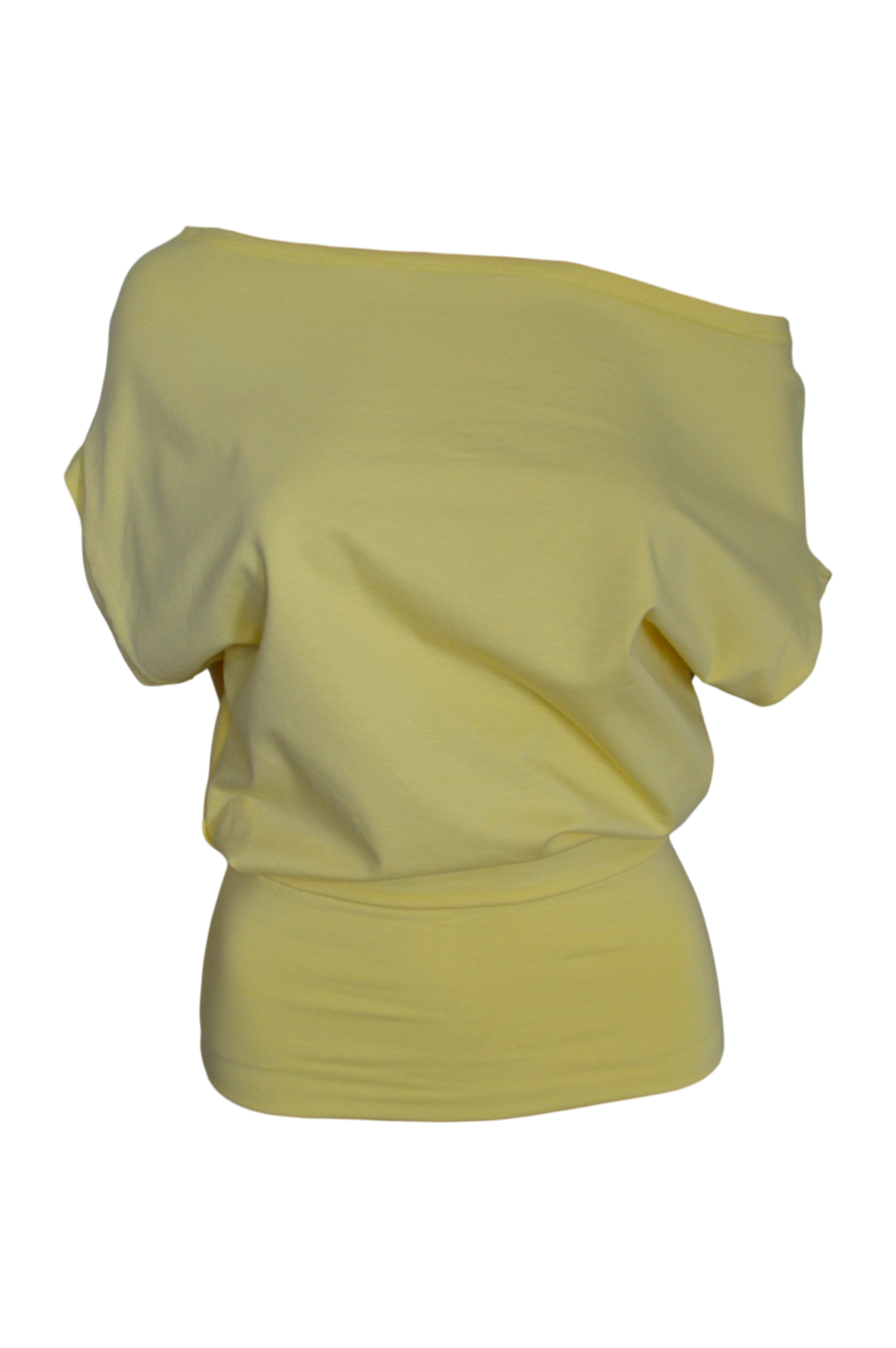slouchy top / yellow