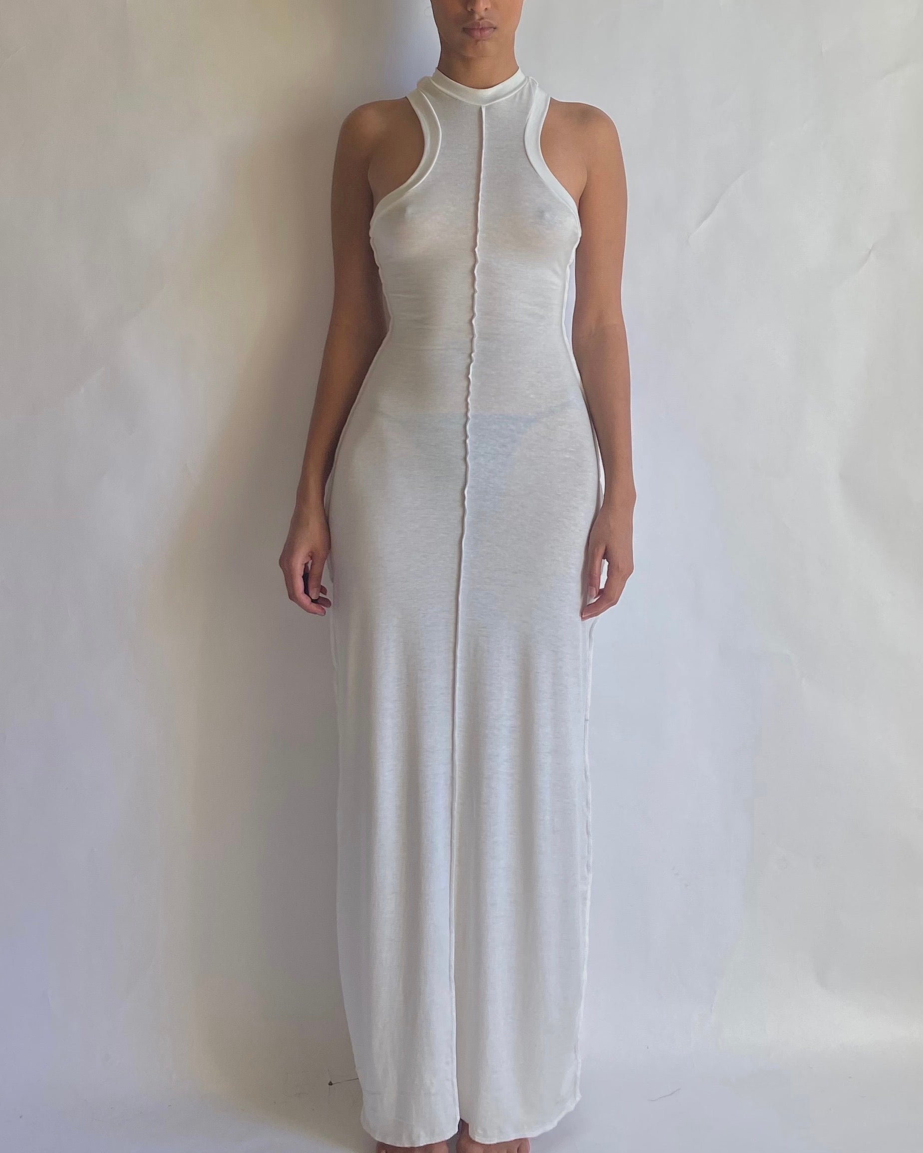 tanktop maxi dress in white – gyaltsen earth tanktop maxi dress in white – gyaltsen earth